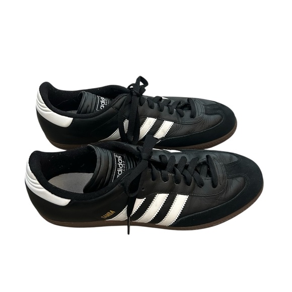 Adidas Samba Men’s Black Leather Sneakers - Picture 2 of 4